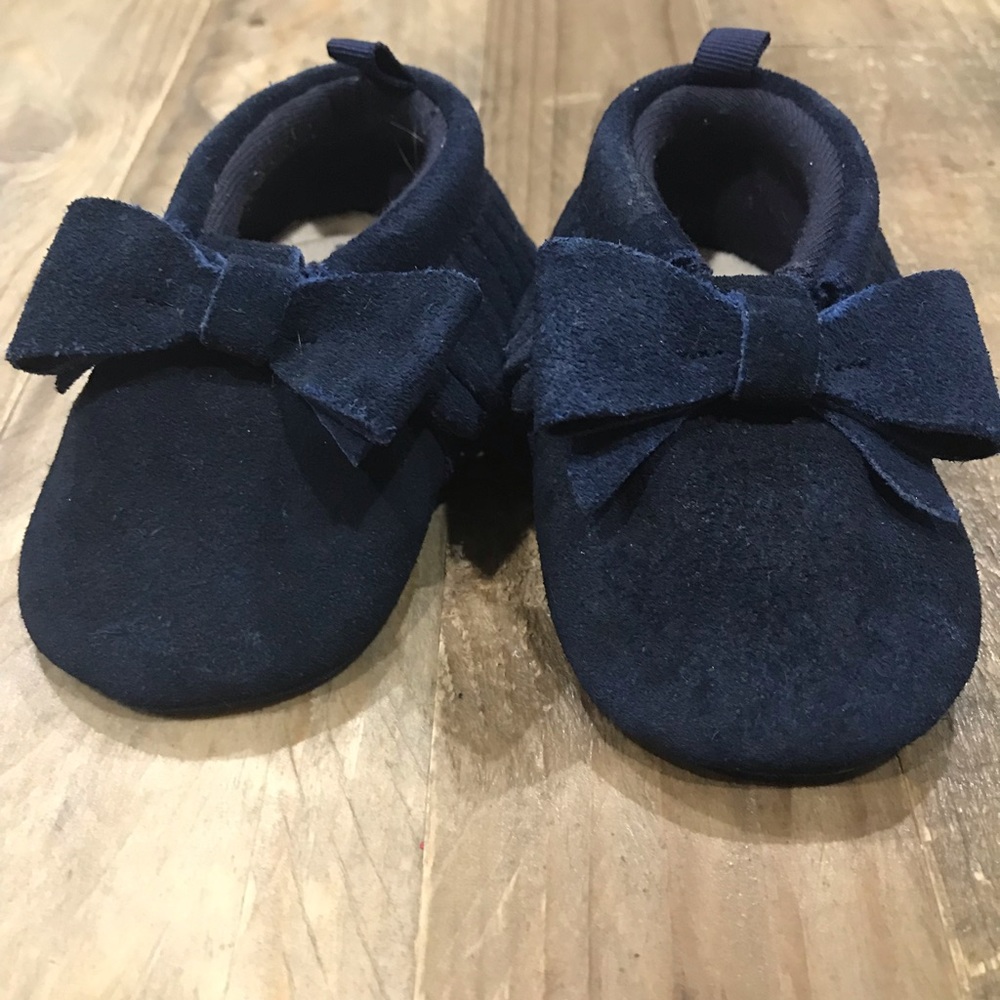 Moccasins in Navy Blue
